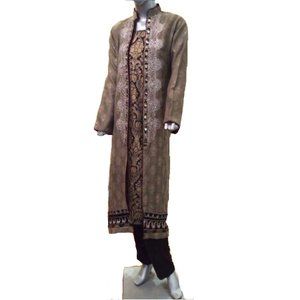 Chinyere 3-piece Gown suit with Shirt